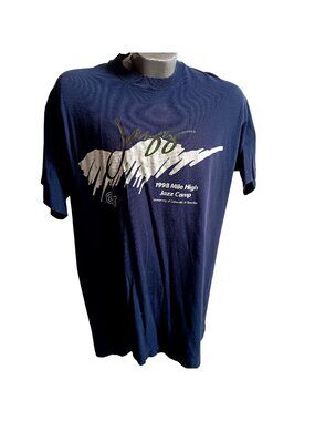 True Vintage T-Shirt Large Single Stitch 90s University of Colorado Boulder Jazz
